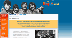 Desktop Screenshot of beatleswiki.com